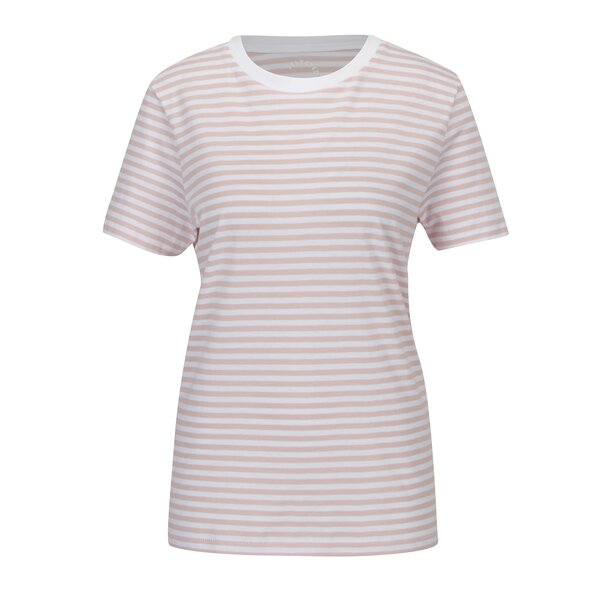 Tricou roz&alb in dungi Selected Femme MyPerfect