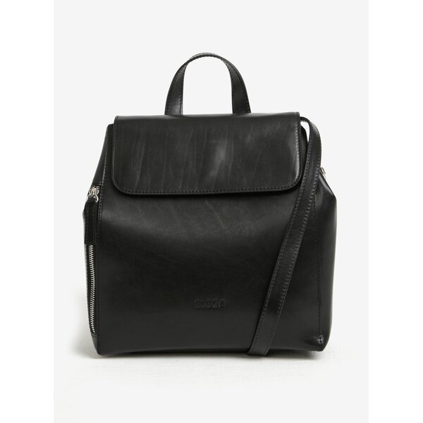 Rucsac negru din piele pentru femei ELEGA Shirah