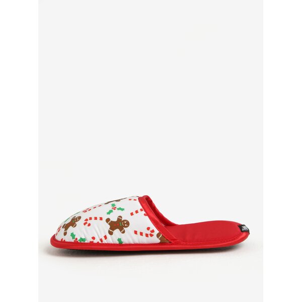 Papuci unisex de casa cu print de Craciun Slippsy