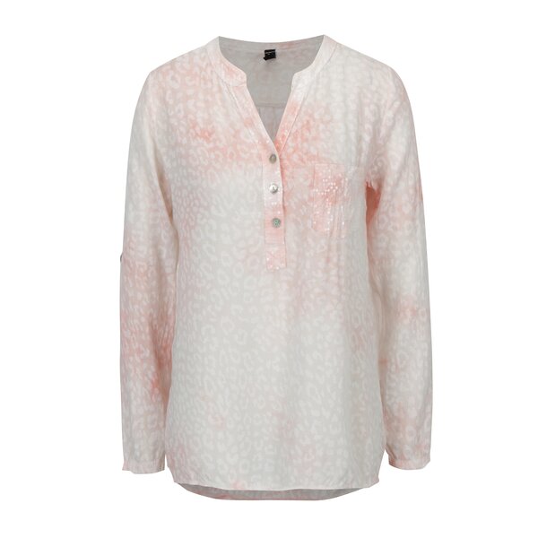Bluza roz cu animal print si paiete - Madonna