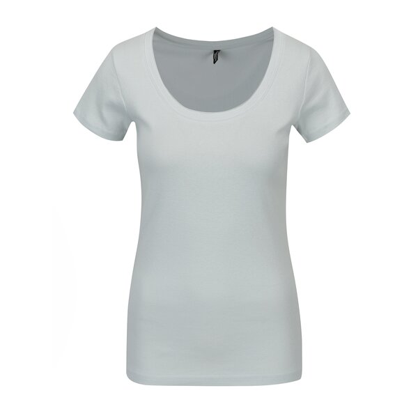 Tricou mentol cu dungi fine in relief - Madonna