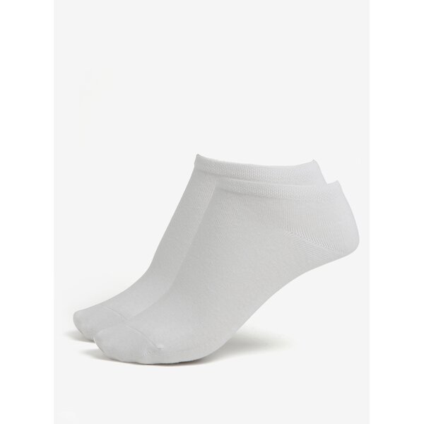 Set de 2 perechi de sosete albe unisex - JELL