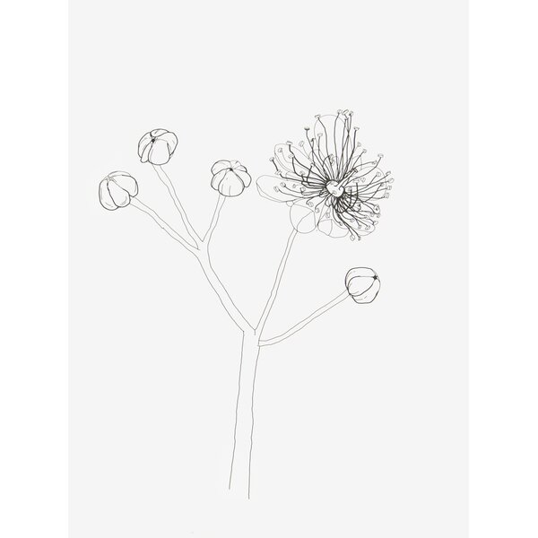 Poster creativ cu print floral - Lípa A4