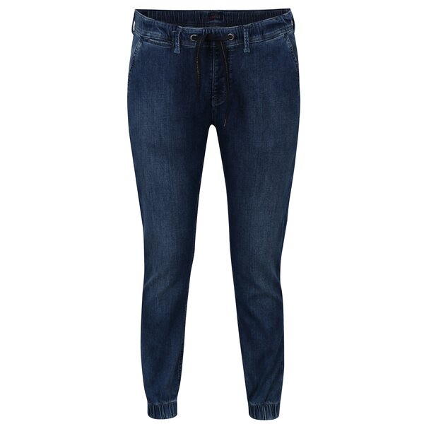 Jeggings albastri din denim cu buzunare - Pepe Jeans Cosie