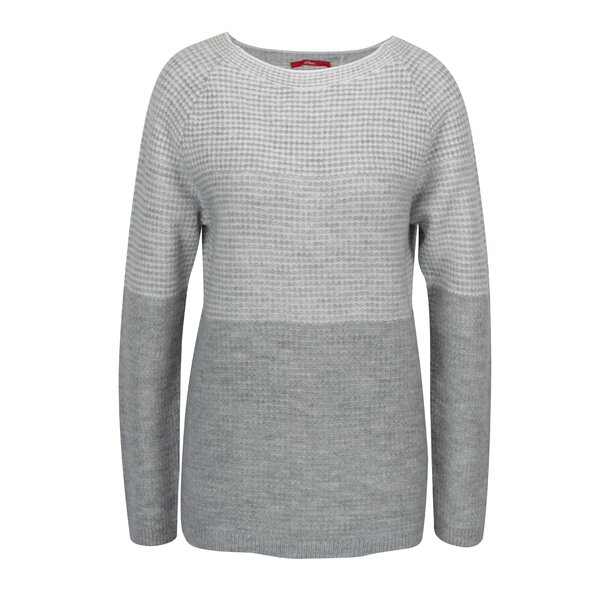 Pulover crem & gri pentru femei - s.Oliver