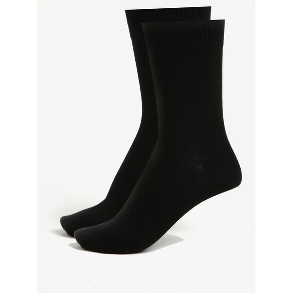 Set de 2 perechi de sosete negre unisex - JELL