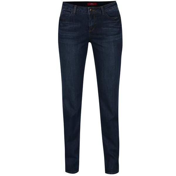 Blugi regular fit albastri cu talie medie pentru femei s.Oliver