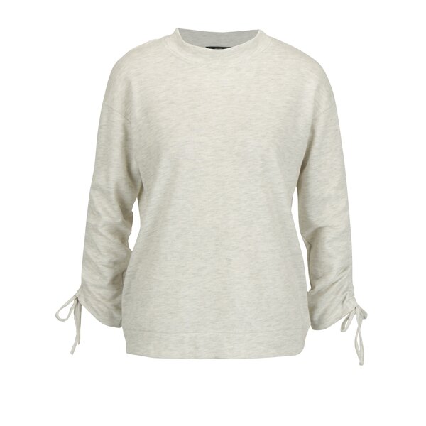 Bluza gri melanj cu umeri cazuti si maneci 3/4 - VERO MODA Macy