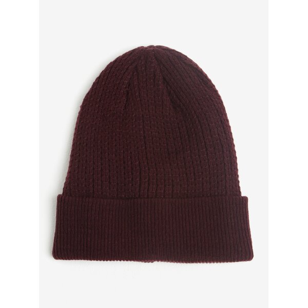 Caciula tricotata bordo Burton Menswear London