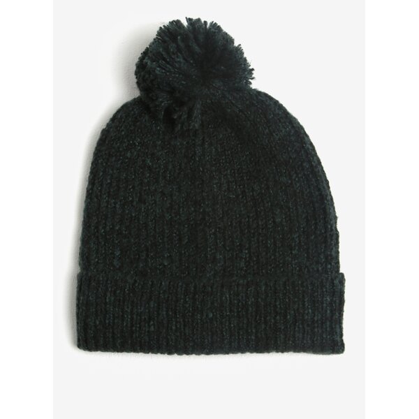 Caciula verde melanj cu pom pom Burton Menswear London