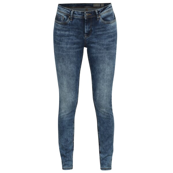 Blugi slim fit albastri cu talie inalta - VERO MODA Seven