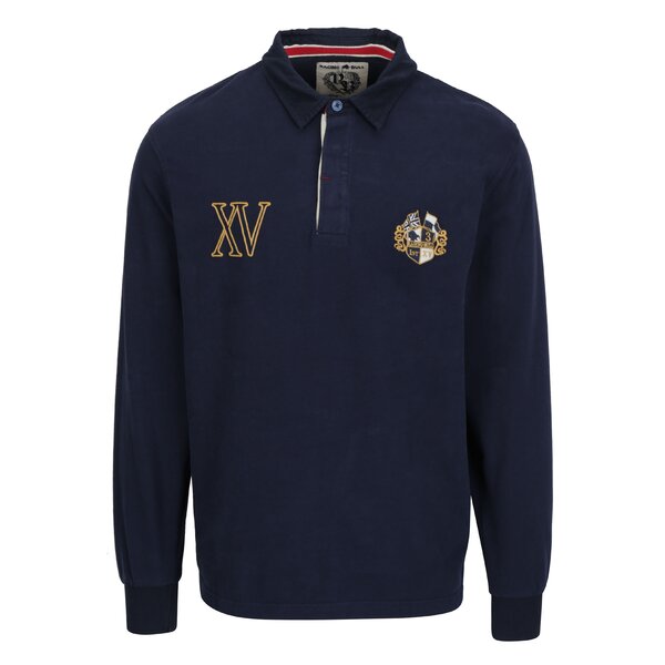Bluza polo bleumarin cu broderie - Raging Bull