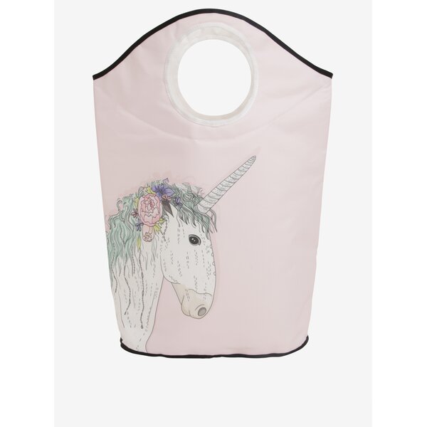 Cos de rufe roz deschis cu print unicorn - Butter Kings