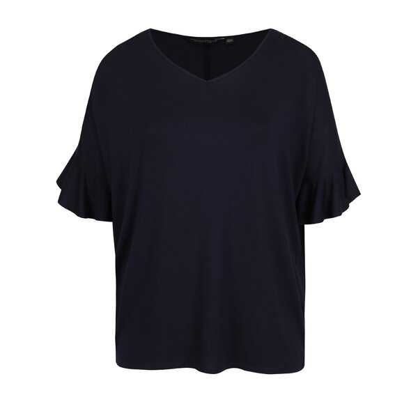 Bluza albastru cu maneci liliac Dorothy Perkins Curve