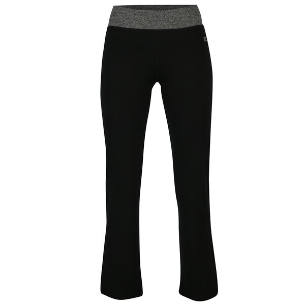 Pantaloni sport negri regular fit cu talie elastica M&Co