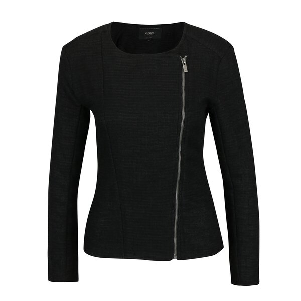 Cardigan negru cu aspect stralucitor ONLY Coco