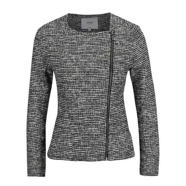 Cardigan negru&alb cu model delicat ONLY Coco