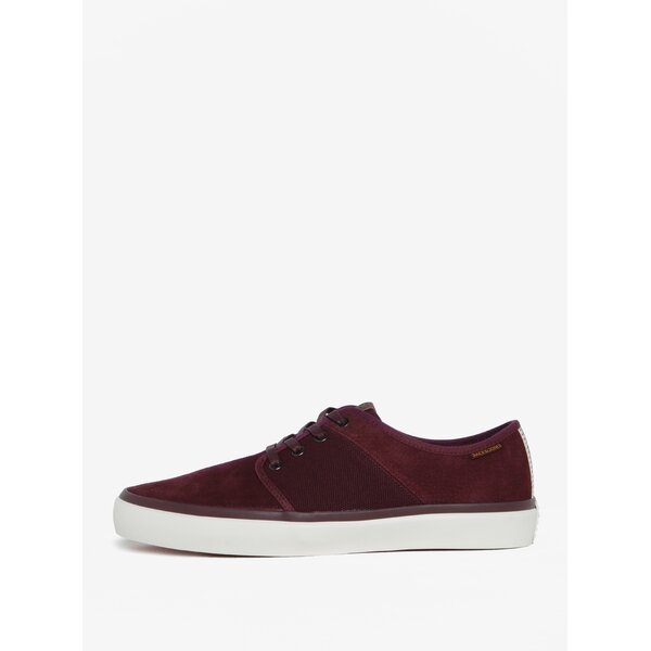 Teniși vișinii din piele întoarsă Jack & Jones Turbo