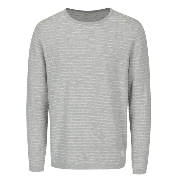 Pulover gri melanj cu dungi - Jack & Jones Tono