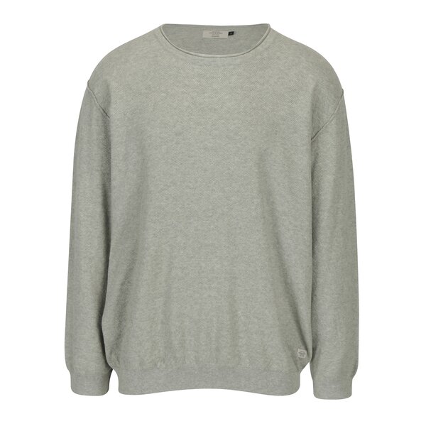 Pulover gri tricotat cu model discret - Jack & Jones Nash