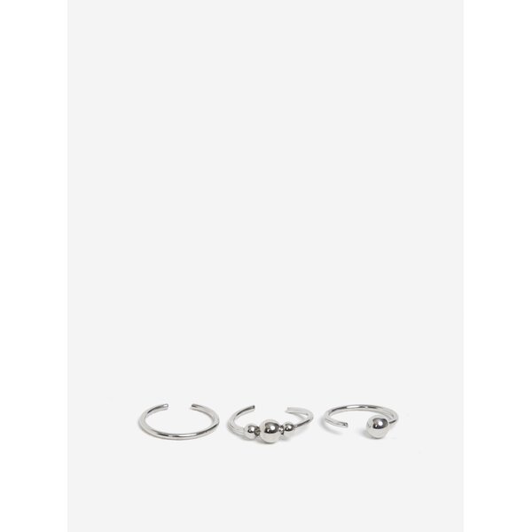 Set de 3 inele argintii - Pieces Luna