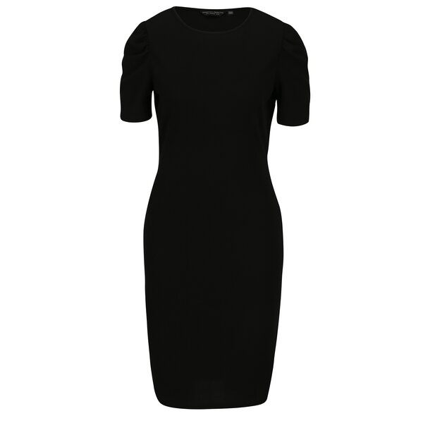 Rochie neagra cu umeri usor bufanti - Dorothy Perkins