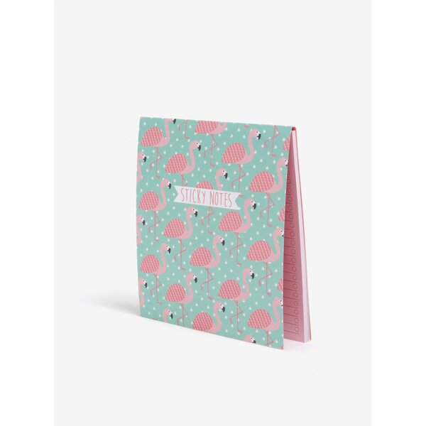 Set de sticky notes cu flamingo - Sass & Belle