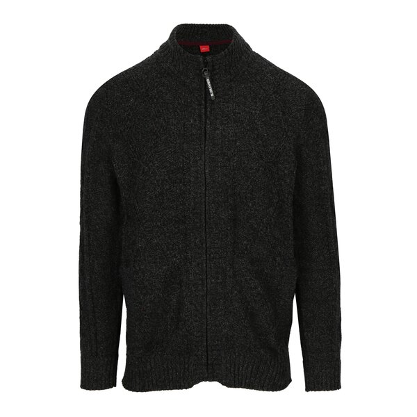 Cardigan gri melanj cu fermoar pentru barbati s.Oliver