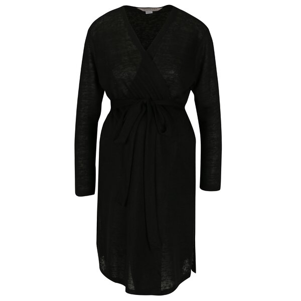 Cardigan negru cu cordon Dorothy Perkins Maternity
