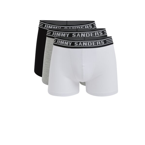 Set de 3 perechi de boxeri din bumbac cu logo - Jimmy Sanders