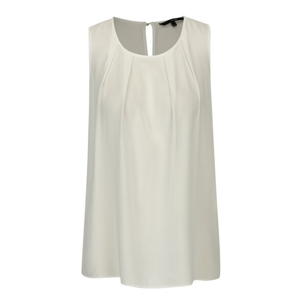 Top alb prafuit fara maneci - VERO MODA Boca