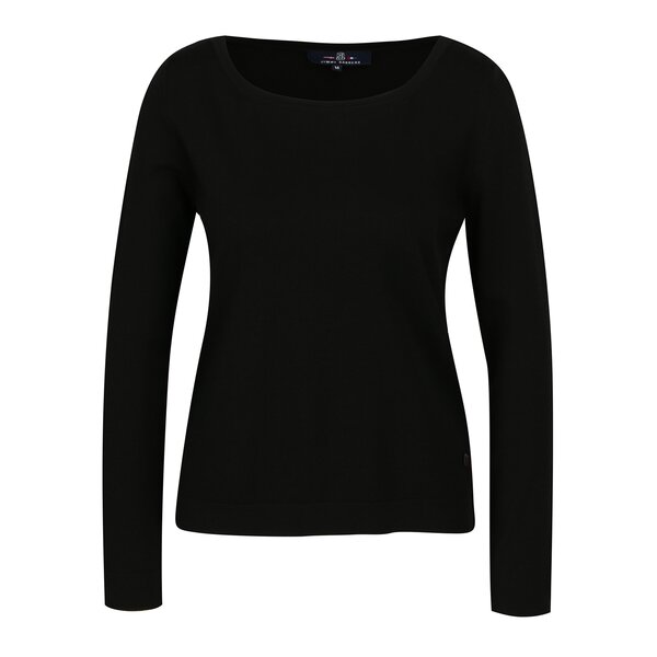 Pulover subtire negru pentru femei - Jimmy Sanders