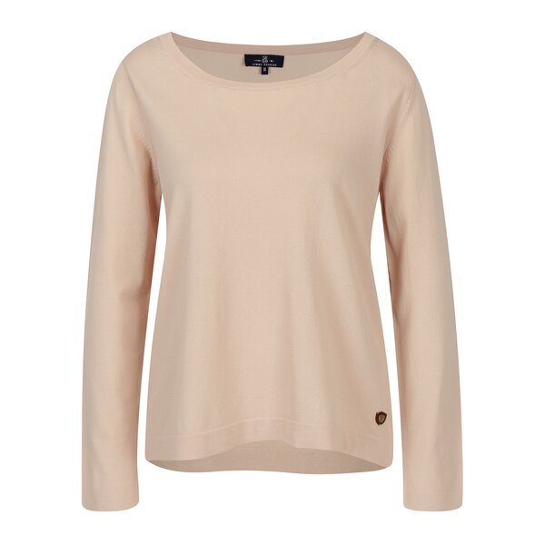 Bluza basic roz pal cu decolteu barcuta pentru femei Jimmy Sanders