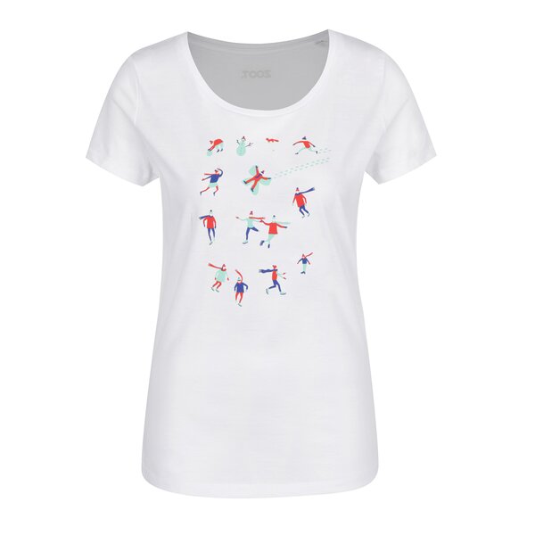 Tricou alb pentru femei ZOOT Original Iarna