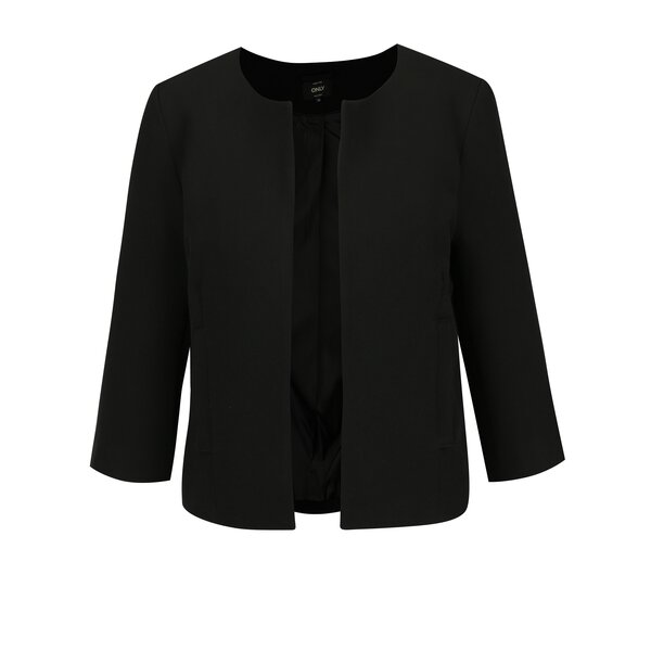 Sacou negru cu maneci 3/4 - ONLY Tina