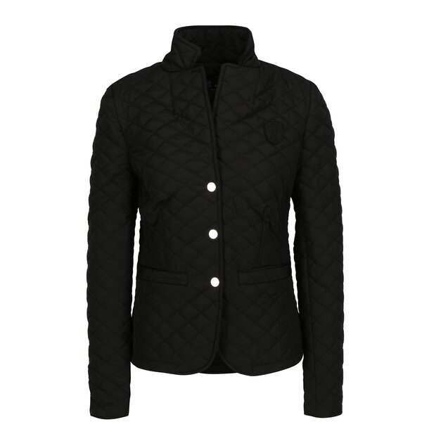 Jacheta matlasata neagra cu buzunare pentru femei - Jimmy Sanders