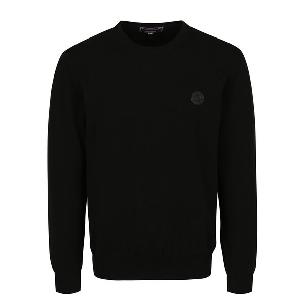 Pulover bleumarin cu decolteu rotund pentru barbati Jimmy Sanders