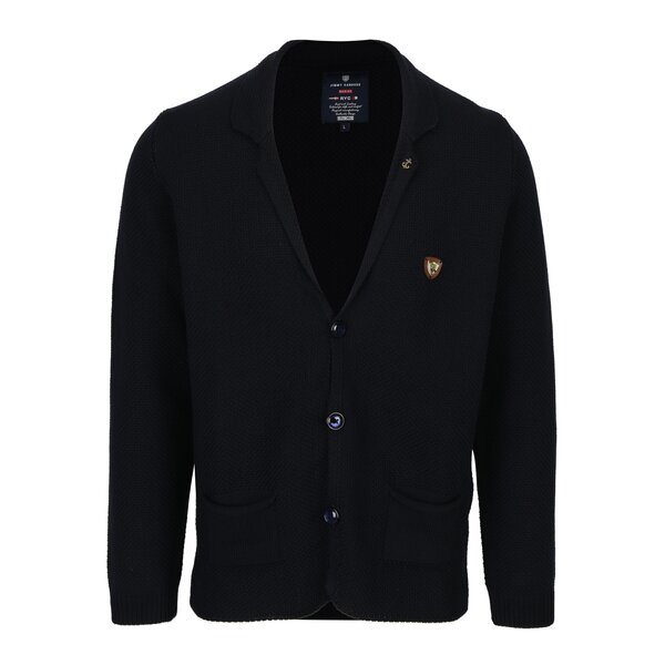 Cardigan tricotat bleumarin pentru barbati - Jimmy Sanders