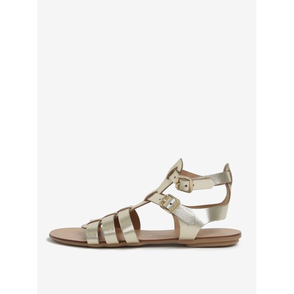 Sandale aurii din piele - Dorothy Perkins