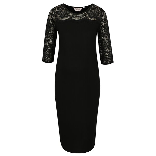 Rochie neagra cu dantela pentru femei insarcinate - Dorothy Perkins Maternity