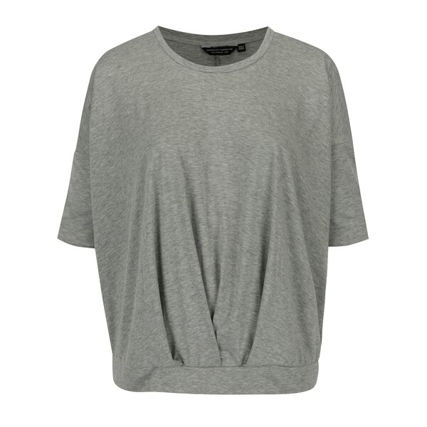 Bluza gri melanj cu maneci liliac - Dorothy Perkins Curve