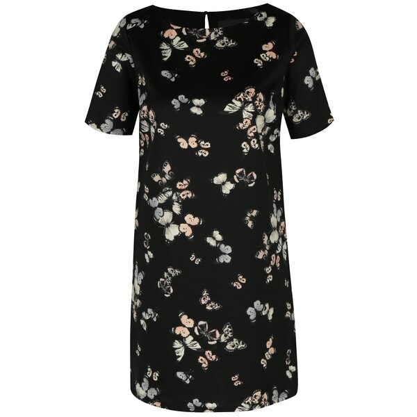 Rochie neagra cu print - Billie & Blossom Petite