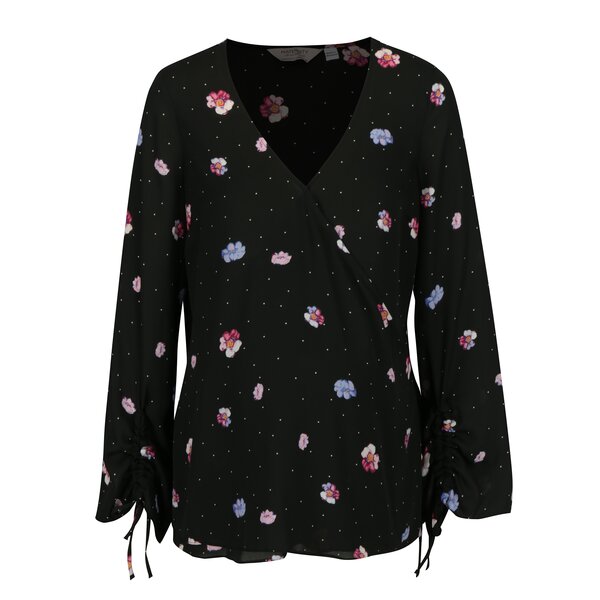 Bluza neagra cu print pentru femeile insarcinate - Dorothy Perkins Maternity