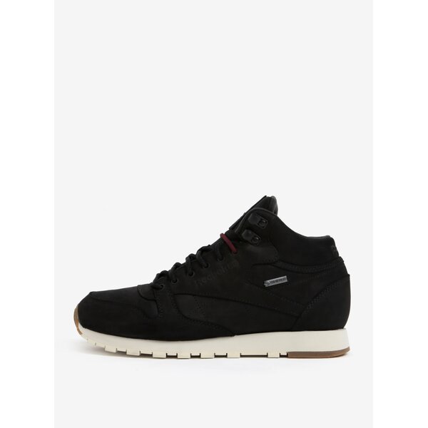Ghete sport negre impermeabile din piele pentru barbati Reebok GTX-THIN