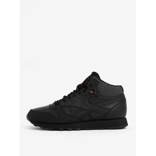 Ghete sport negre din piele pentru barbati Reebok MID TWD