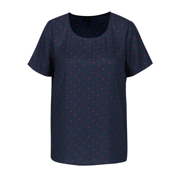 Bluza bleumarin cu buline VERO MODA Henna
