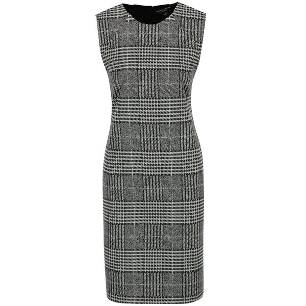 Rochie gri cu model houndstooth - Dorothy Perkins