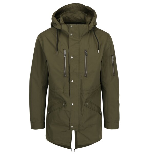 Jacheta parka kaki cu gluga detasabila - ONLY & SONS Klaus