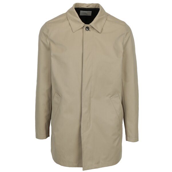 Pardesiu bej cu nasturi ascunsi - Selected Homme French