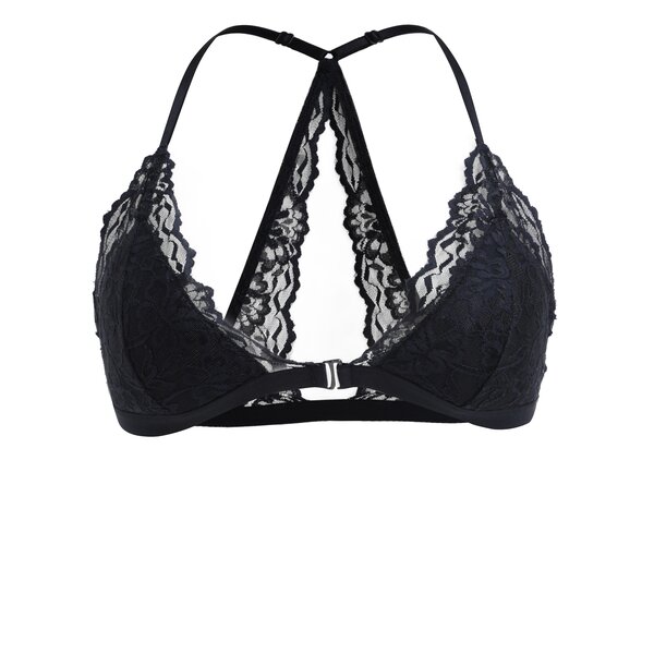 Sutien bleumarin din dantela Pieces Jolene